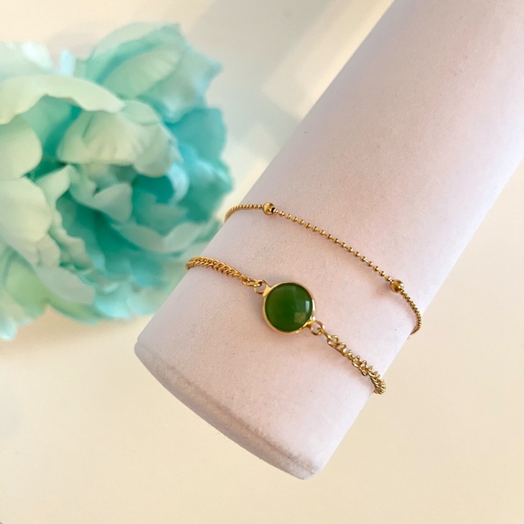 Crystal Boho Anklet Set - Picture 4 of 7